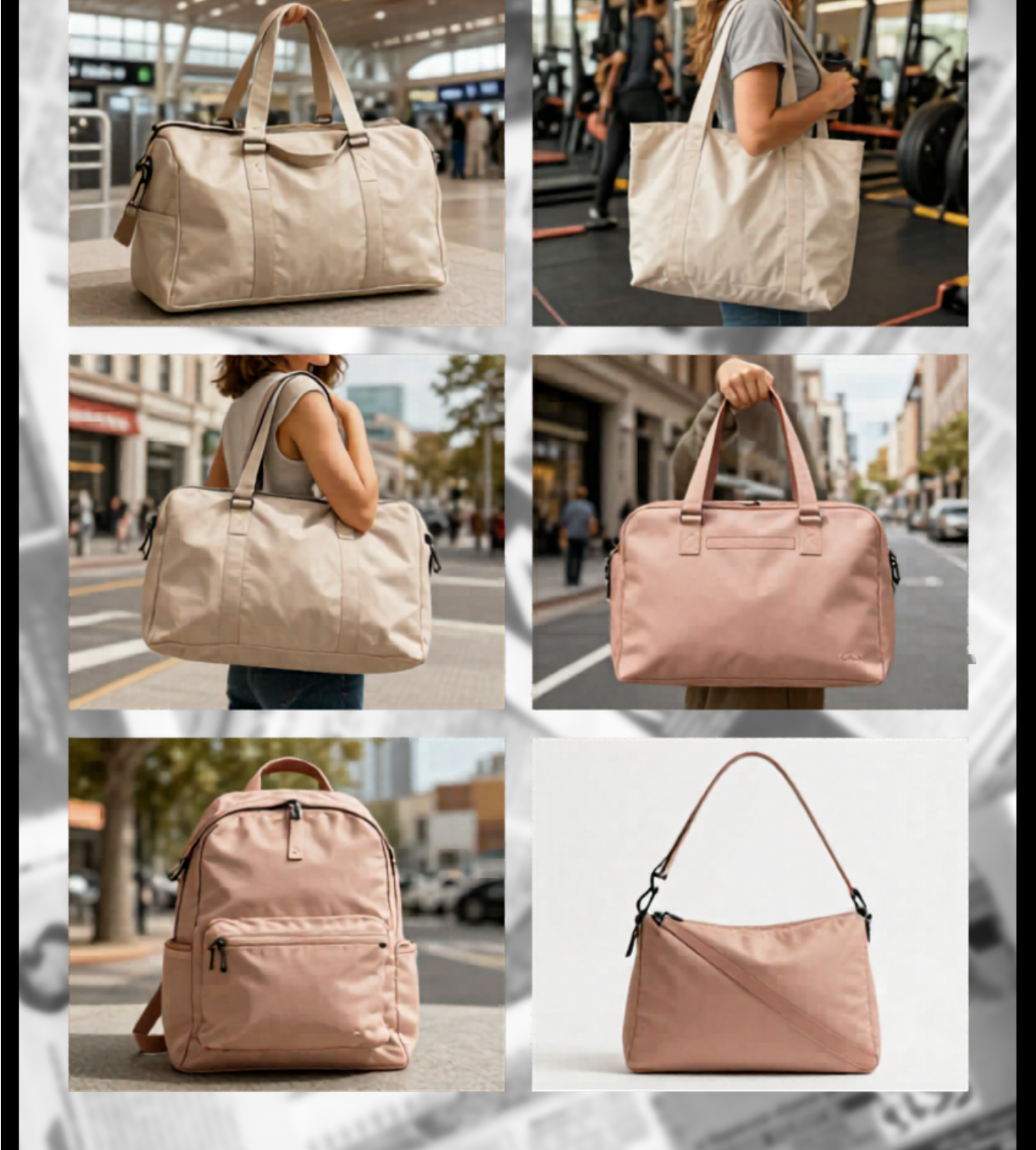 Jacē Travel and Gym Bags
