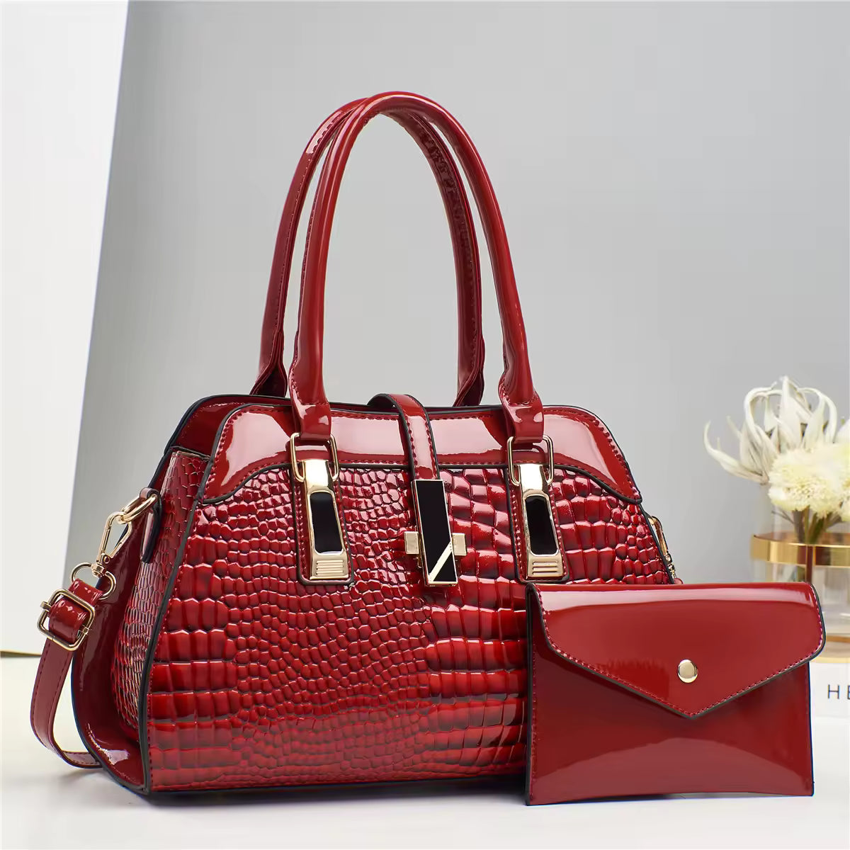 The Jacē Primrose Satchel (Includes Free Matching Wallet)