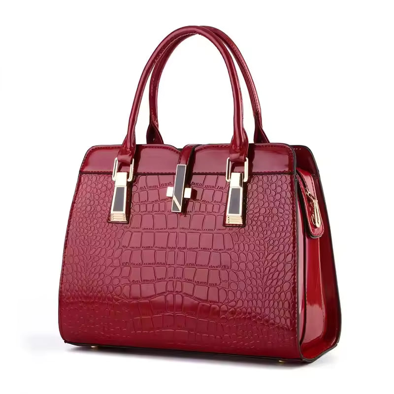 Jacē Croc Luxe Tote