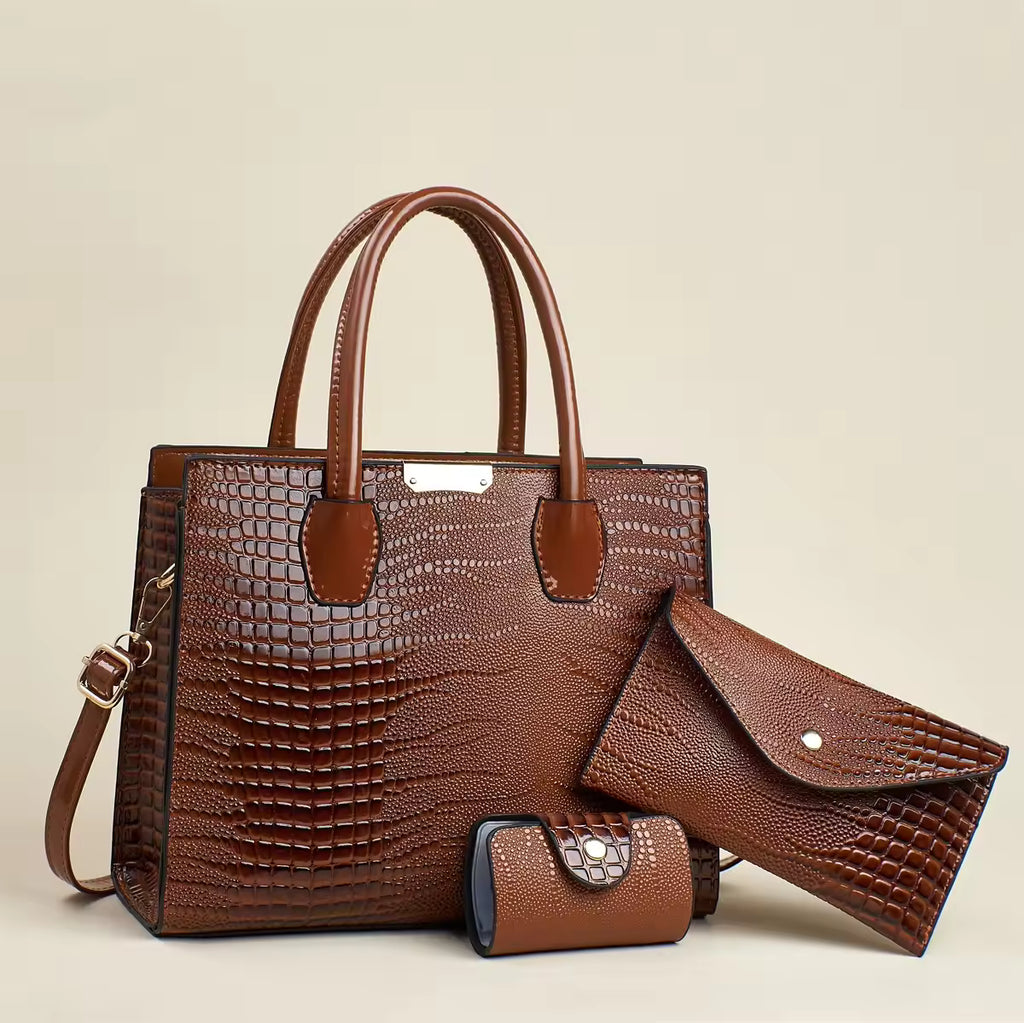Jacē Luxury Triad Croc Set