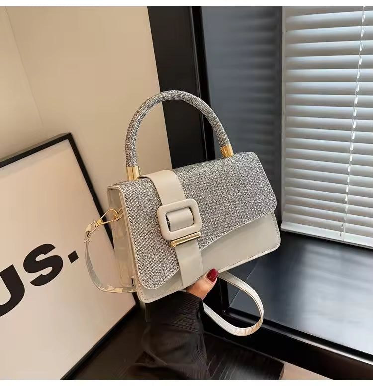 The Jacē Frostline Shimmer Bag