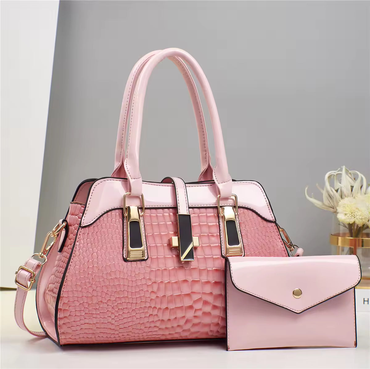 The Jacē Primrose Satchel (Includes Free Matching Wallet)